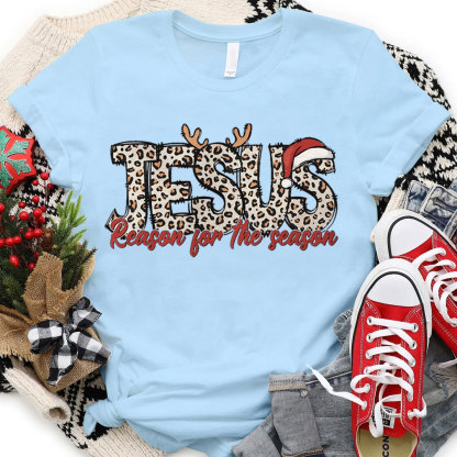 Jesus Reason For The Season Christian Christmas T-Shirt