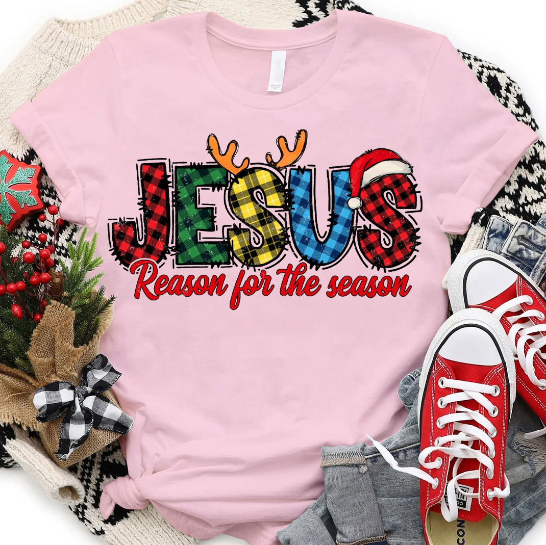 Jesus Reason For The Season Christian Christmas T-Shirt
