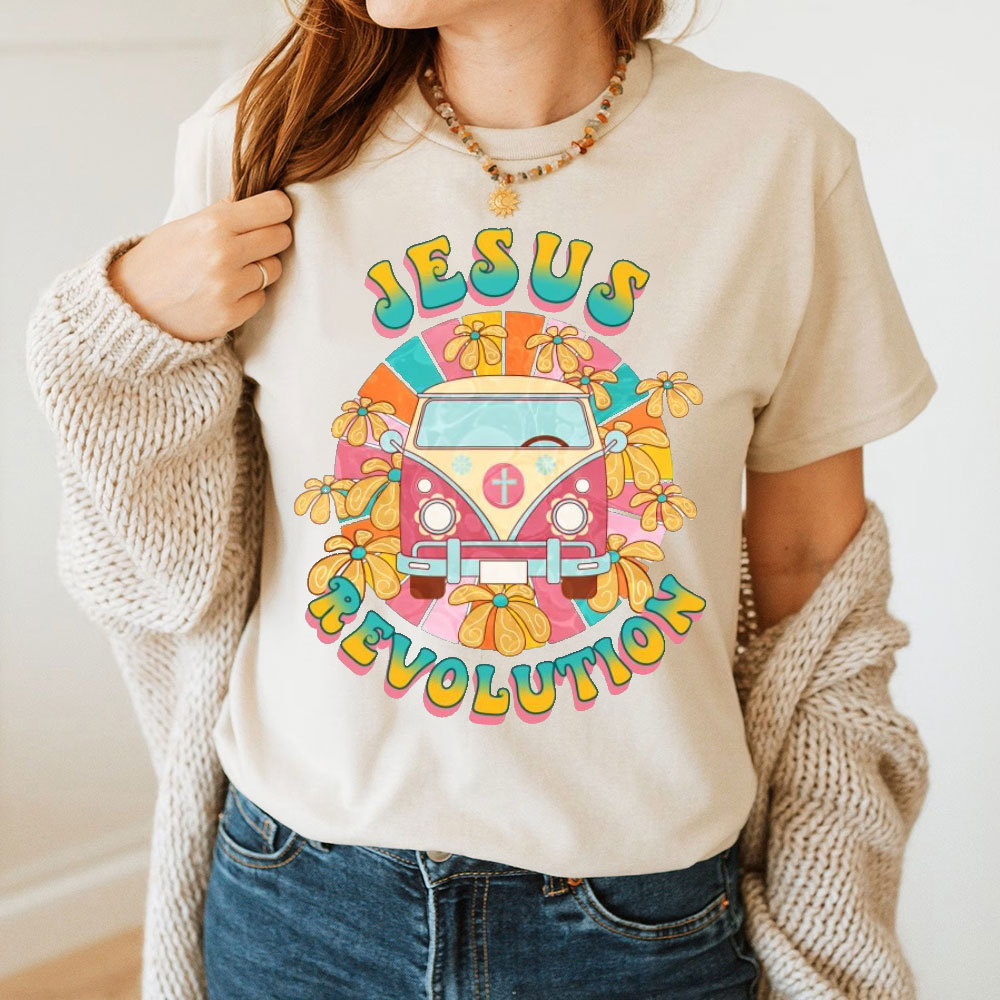 Jesus Revolution Christian Christmas T-Shirt