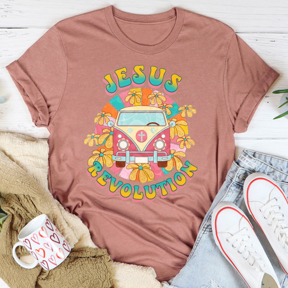 Jesus Revolution Christian Christmas T-Shirt