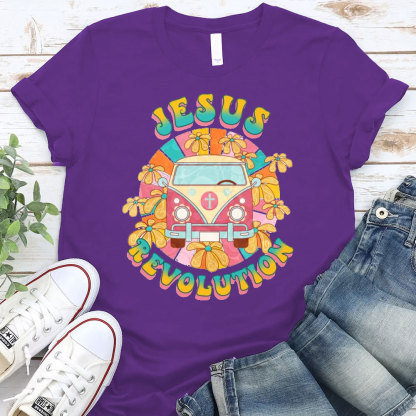 Jesus Revolution Christian Christmas T-Shirt