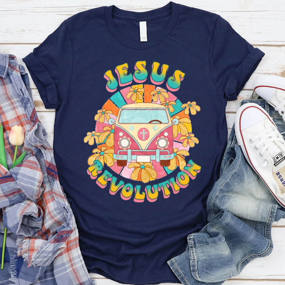 Jesus Revolution Christian Christmas T-Shirt