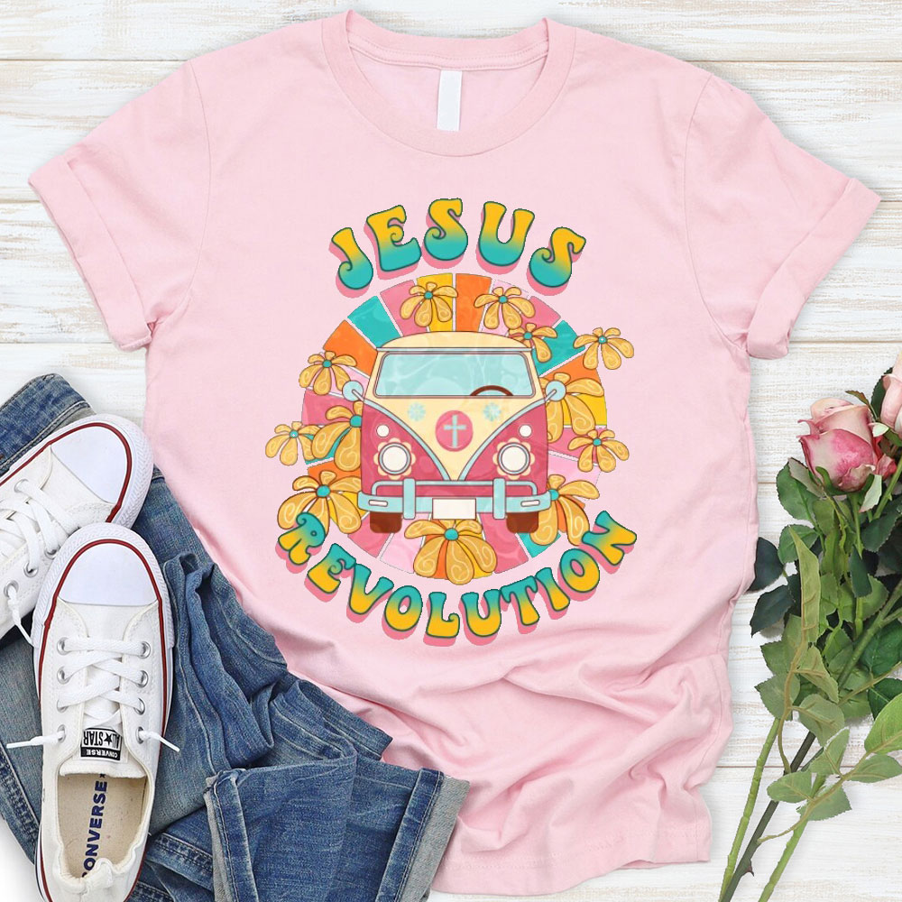 Jesus Revolution Christian Christmas T-Shirt