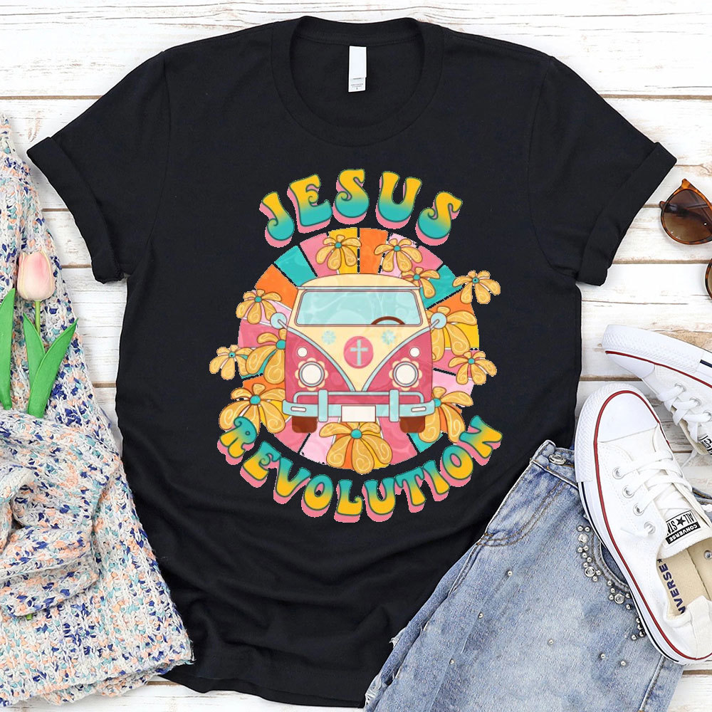 Jesus Revolution Christian Christmas T-Shirt