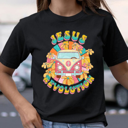 Jesus Revolution Christian Christmas T-Shirt