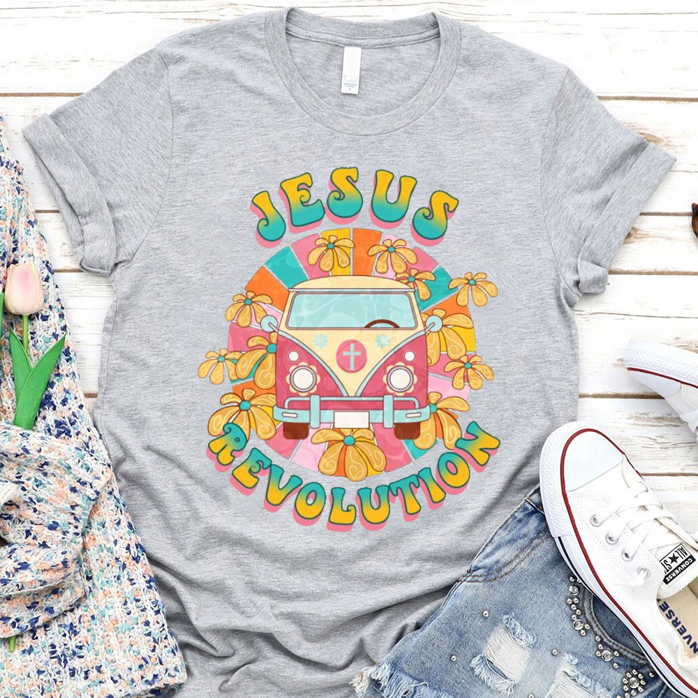 Jesus Revolution Christian Christmas T-Shirt