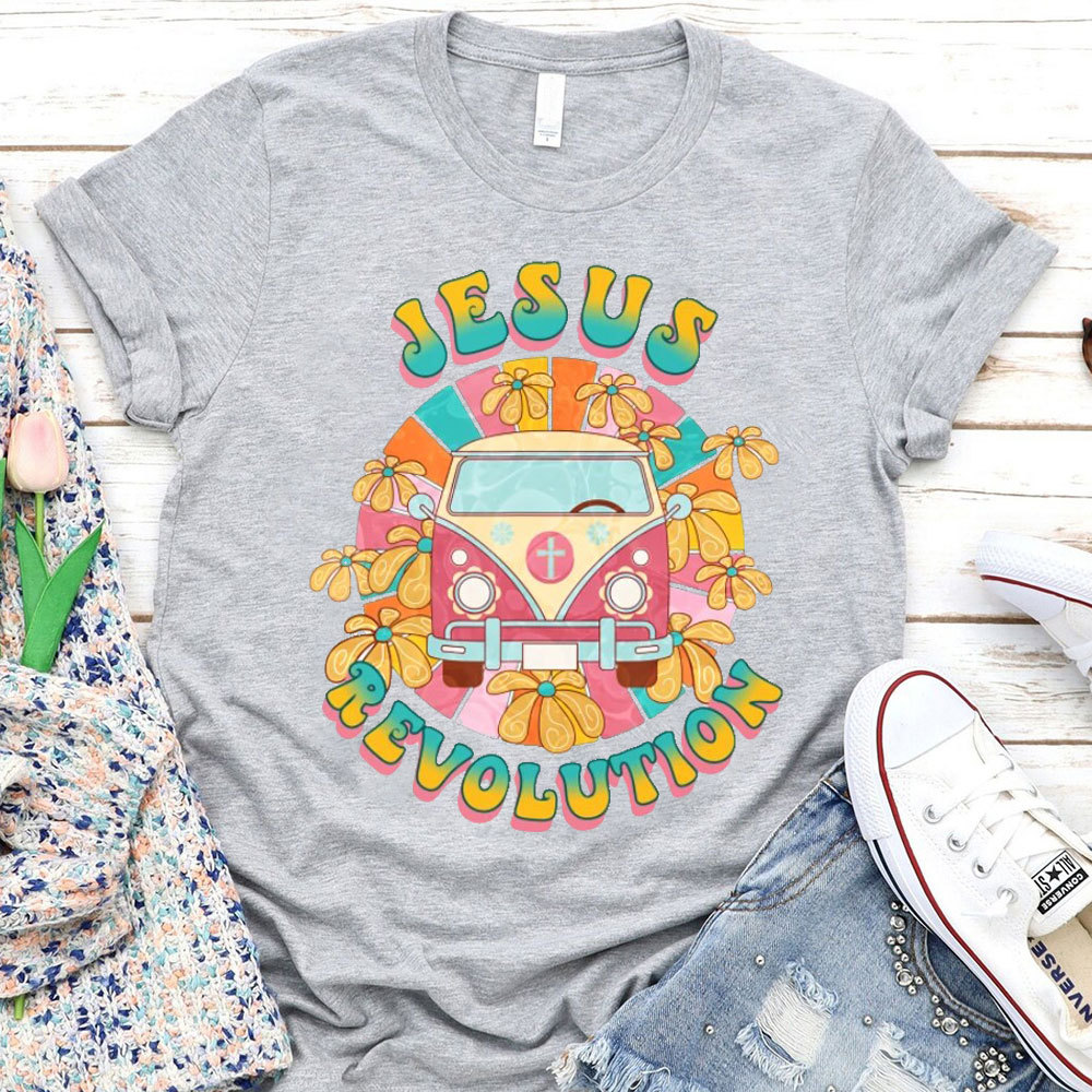 Jesus Revolution Christian Christmas T-Shirt