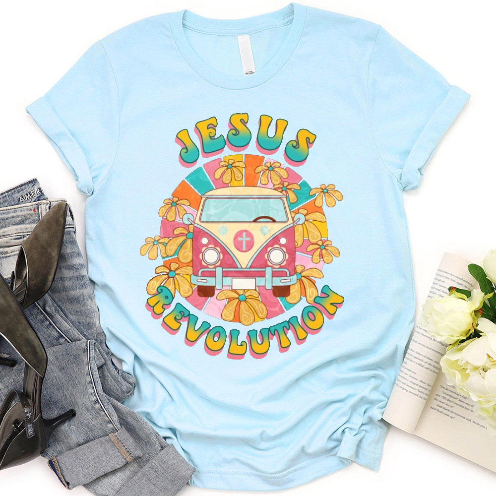 Jesus Revolution Christian Christmas T-Shirt