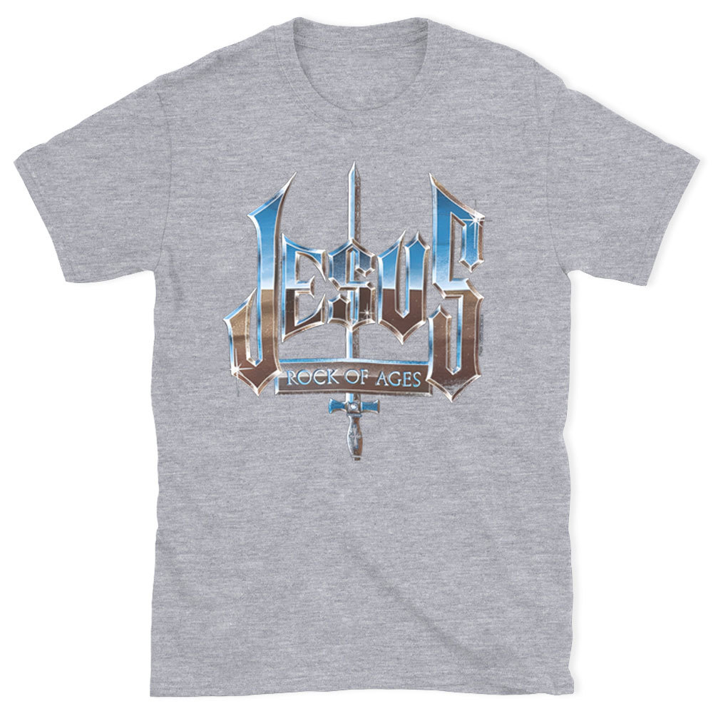 Jesus Rock Of Ages Christian T-Shirt