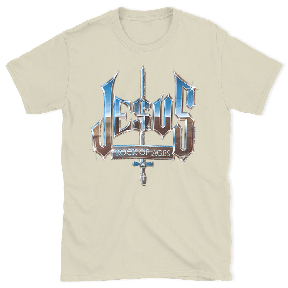 Jesus Rock Of Ages Christian T-Shirt