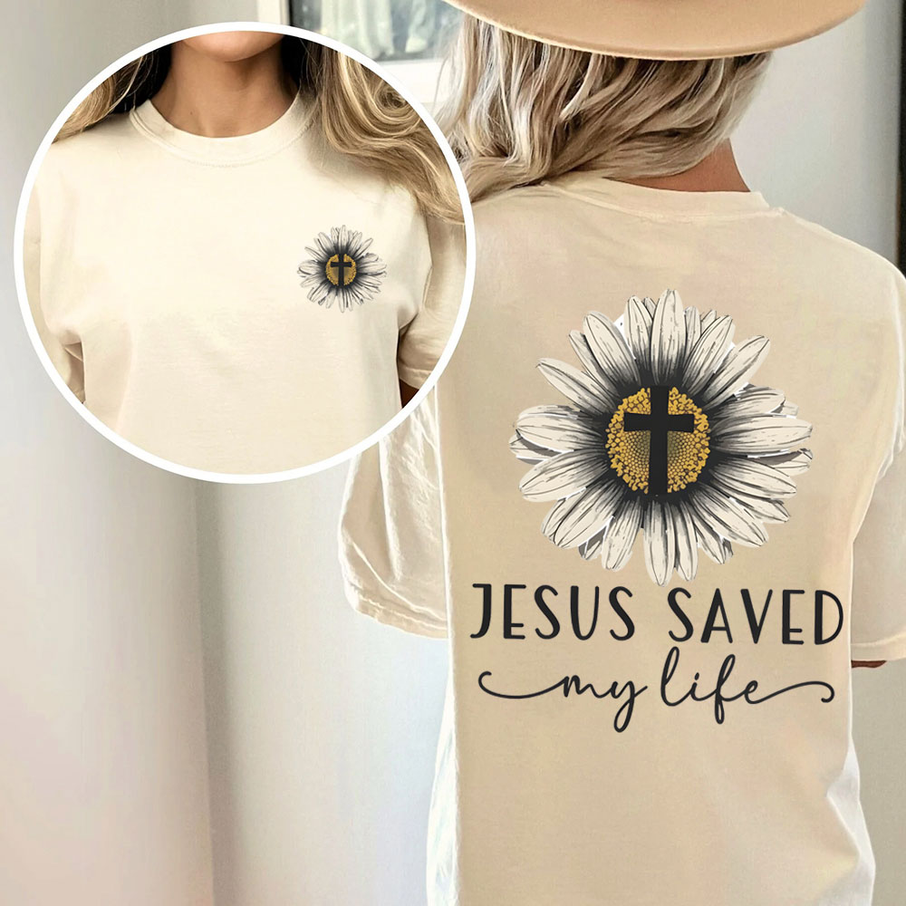 Jesus Saved Christian Washed T-Shirt