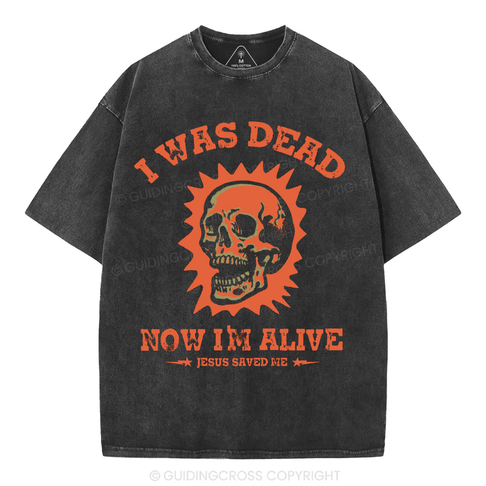 Jesus Saved Me Christian Washed T-Shirt