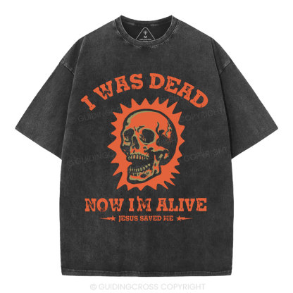 Jesus Saved Me Christian Washed T-Shirt