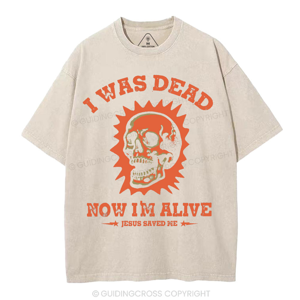Jesus Saved Me Christian Washed T-Shirt