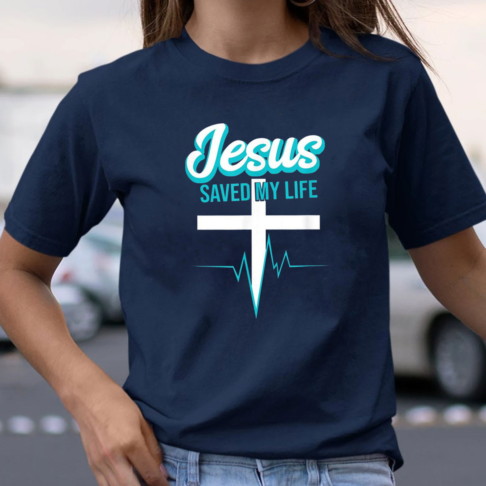 Jesus Saved My Life Christian T-Shirt