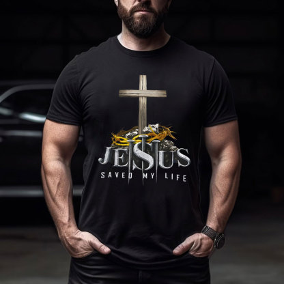 Jesus Saved My Life Christian  T-Shirt