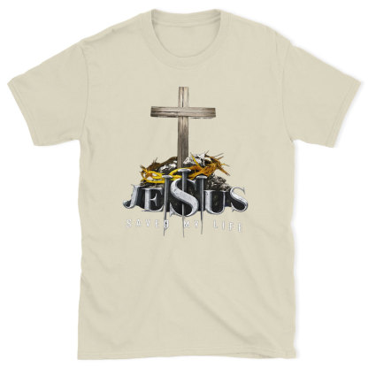 Jesus Saved My Life Christian  T-Shirt