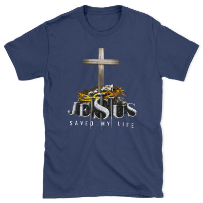 Jesus Saved My Life Christian  T-Shirt