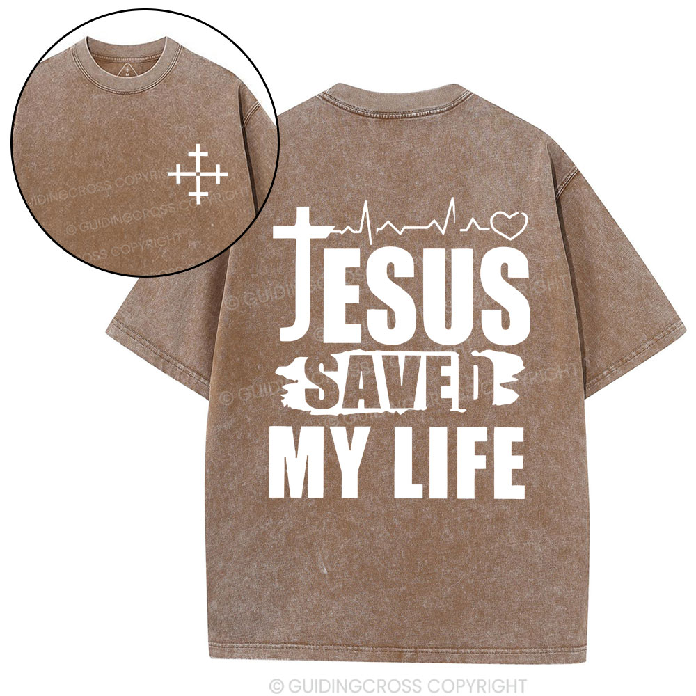 Double-sided sample washed T-Shirt Sale - GuidingCross