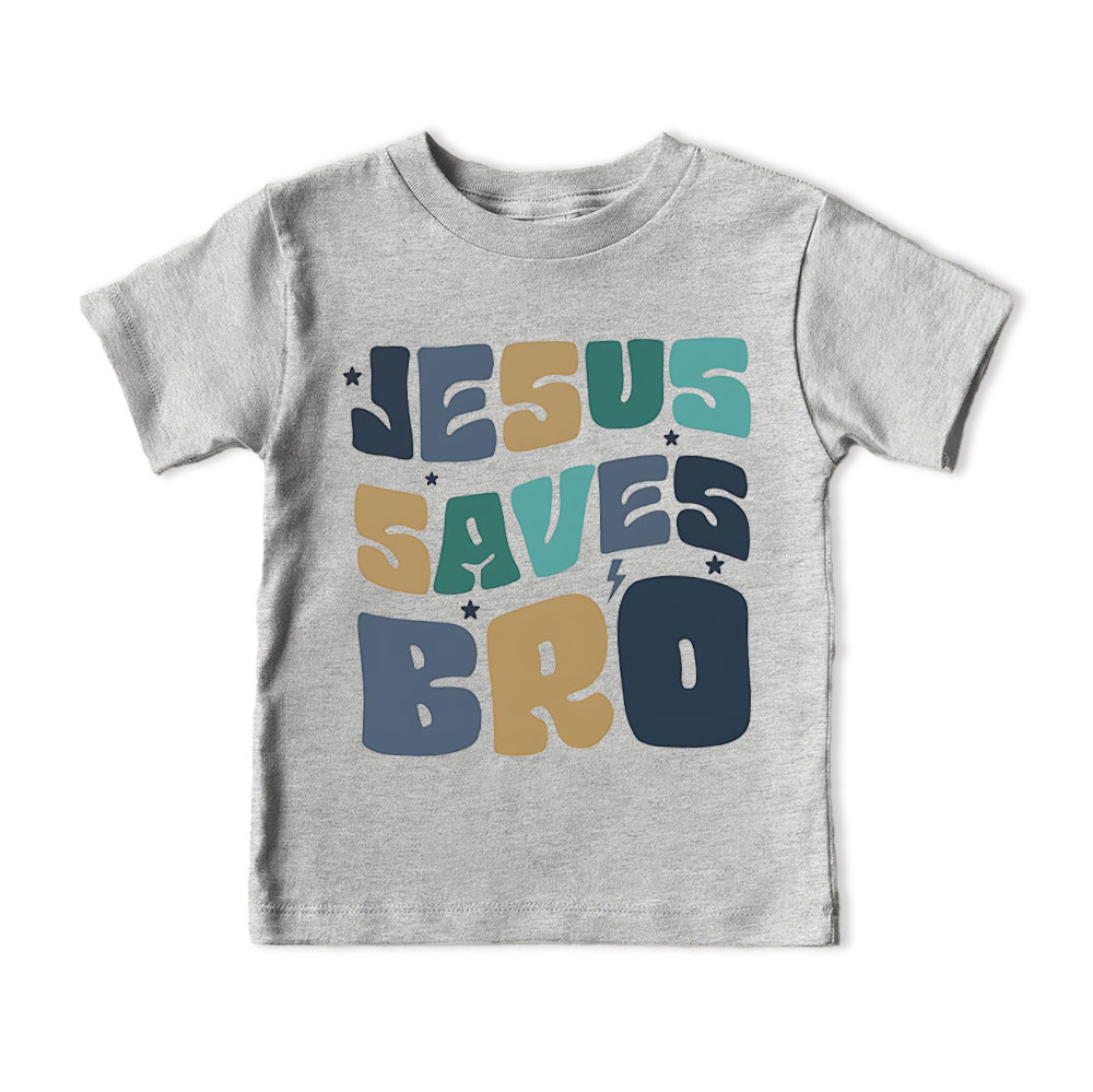 Jesus Saves Bro Kids T-Shirt
