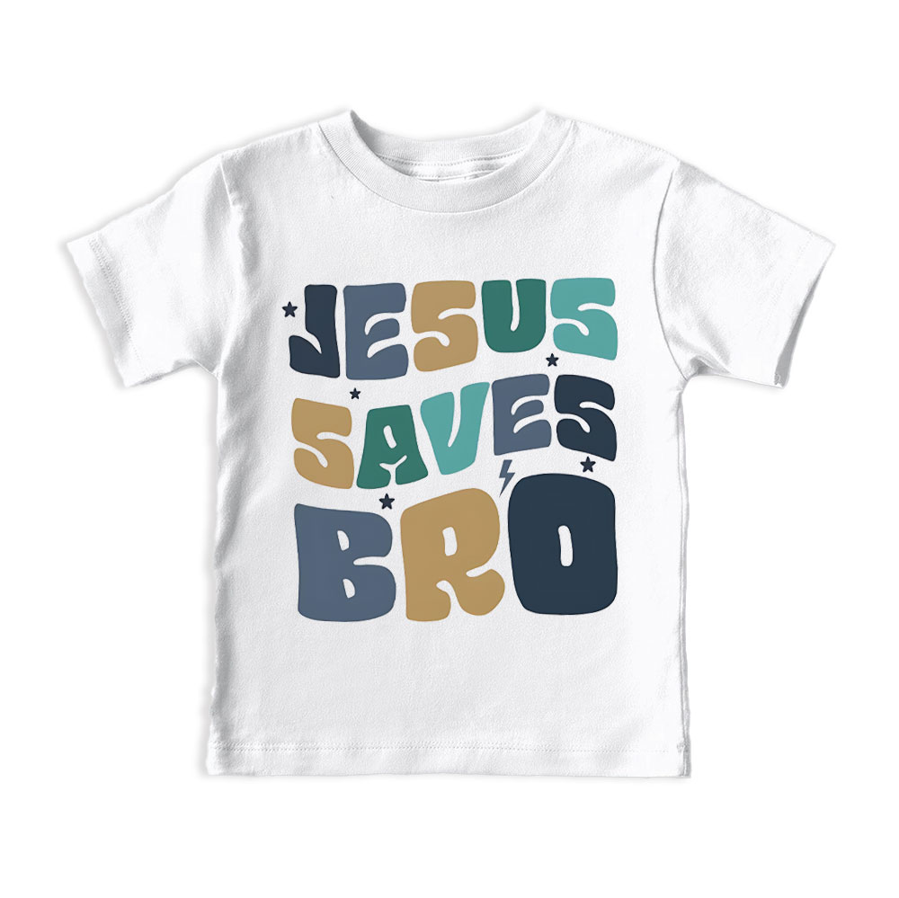 Jesus Saves Bro Kids T-Shirt