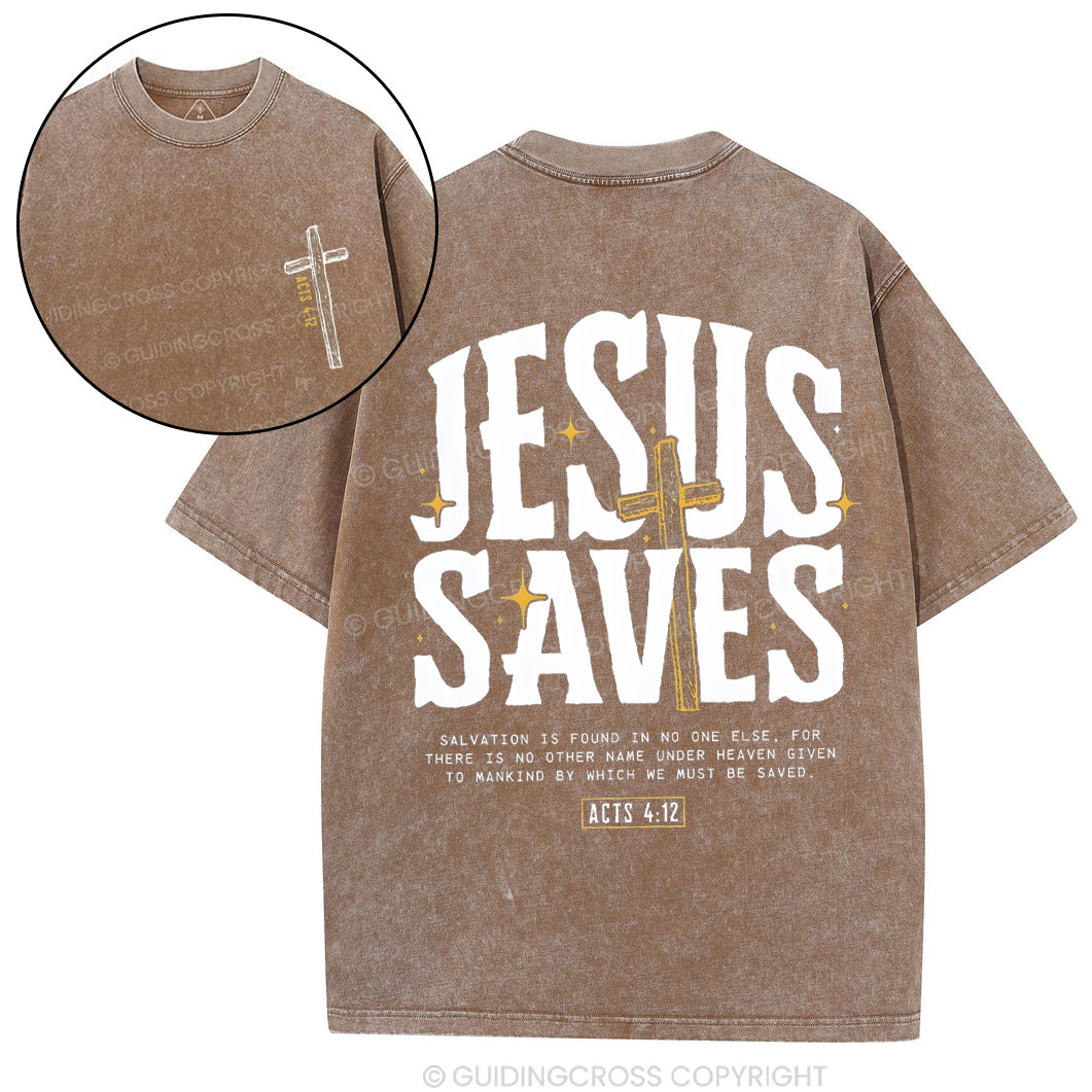 Double-Sided Vintage Washed Christian Sample T-Shirt Sale - GuidingCross