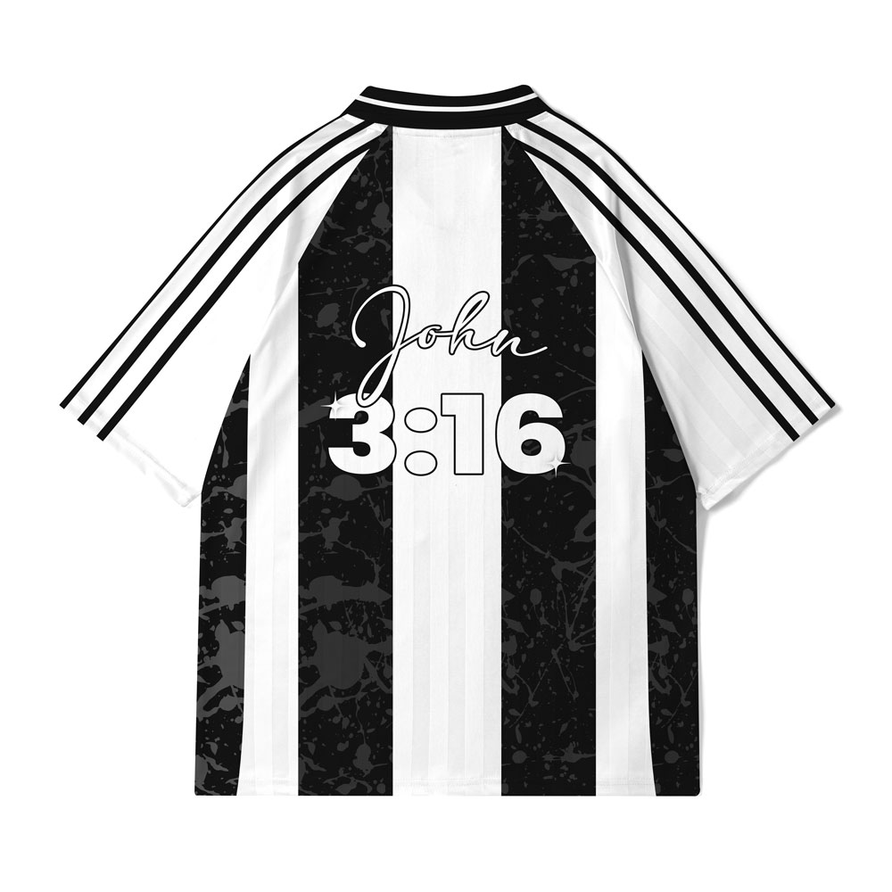 Jesus Saves Christian Collar Jersey