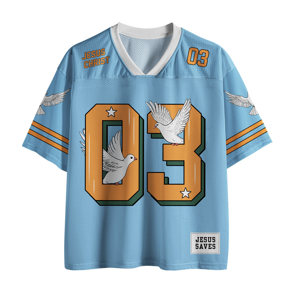 Jesus Saves Christian Mesh Jersey