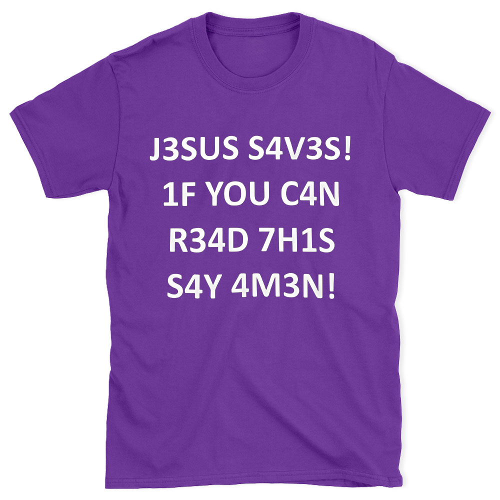 Jesus Saves Christian T-Shirt