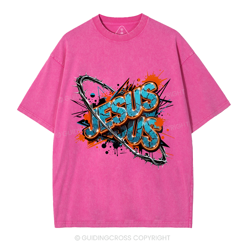 New-Sample Christian Washed T-Shirt Sale - GuidingCross