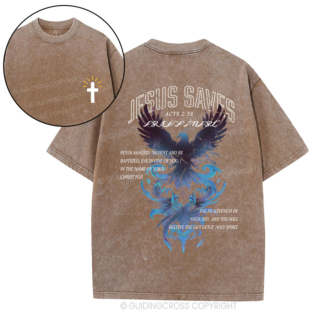 New-Sample Christian Washed T-Shirt Sale - GuidingCross