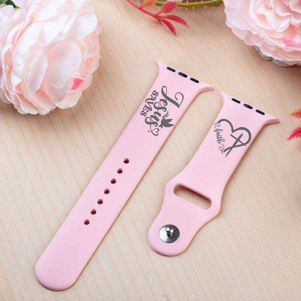 Jesus Saves Christian Watch Band