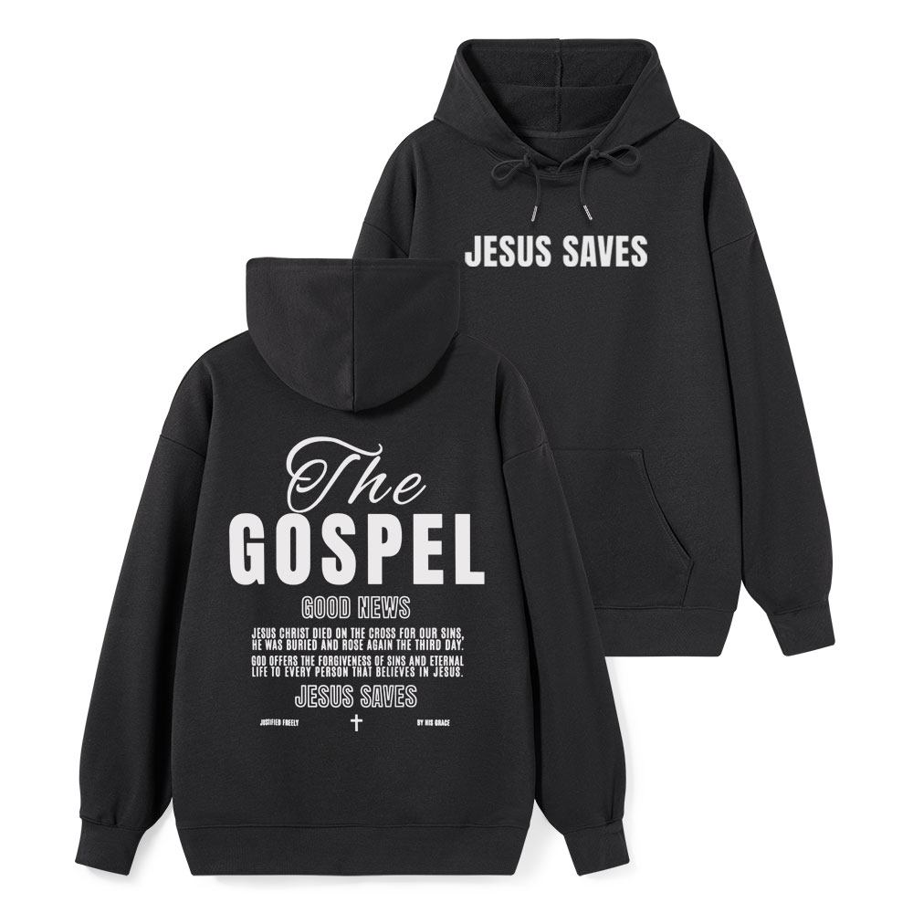 Jesus Saves Classic Christian Hoodie