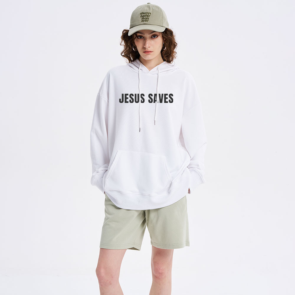 Jesus Saves Classic Christian Hoodie