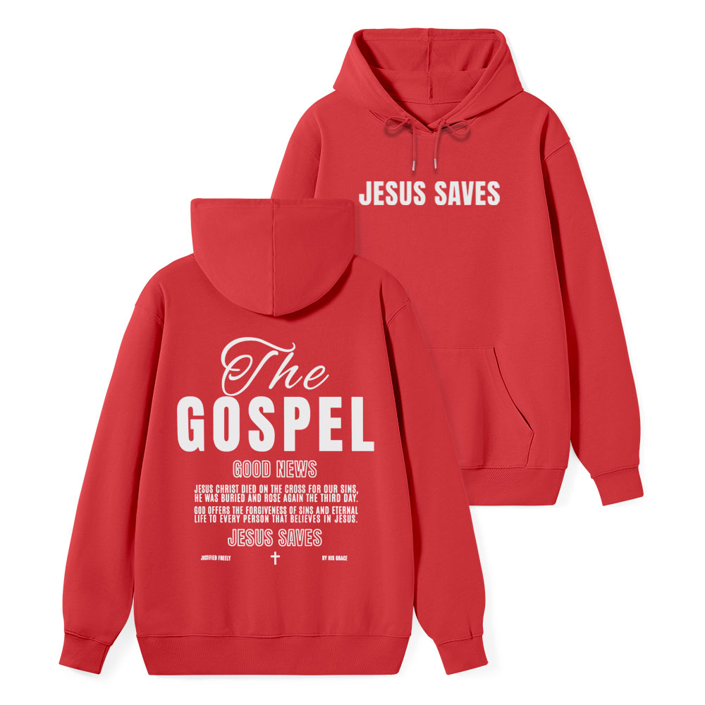 Jesus Saves Classic Christian Hoodie