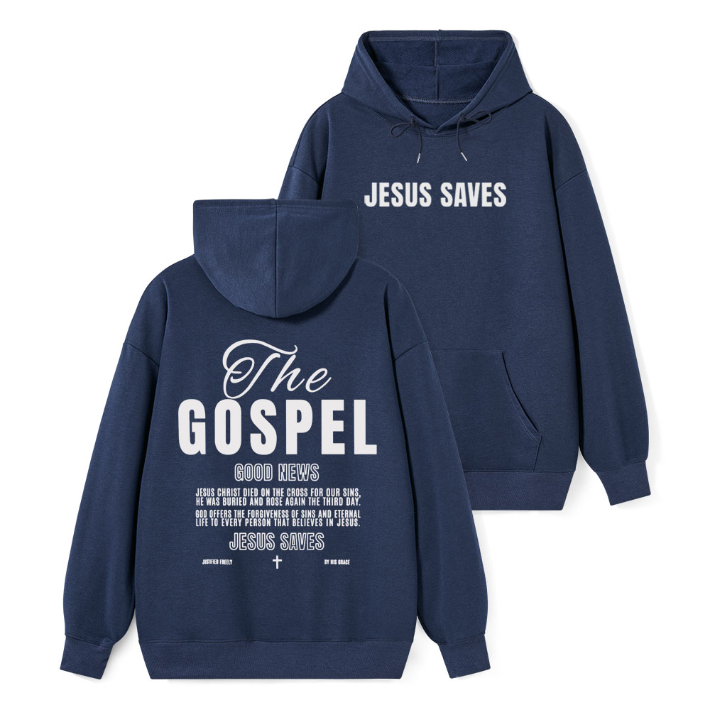 Jesus Saves Classic Christian Hoodie