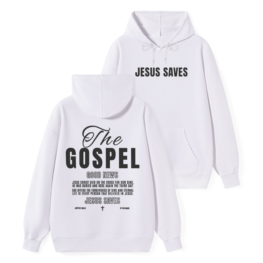 Jesus Saves Classic Christian Hoodie