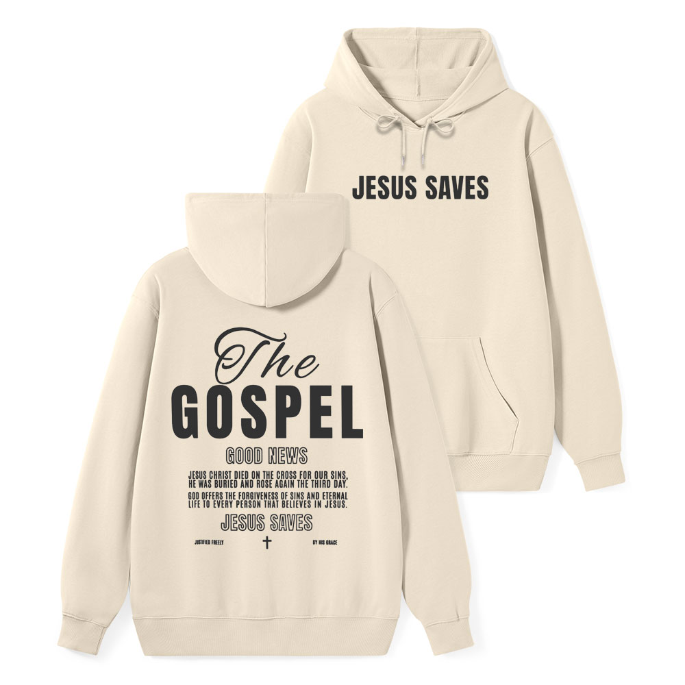 Jesus Saves Classic Christian Hoodie