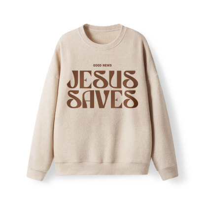 Jesus Saves Lightweight Sweater