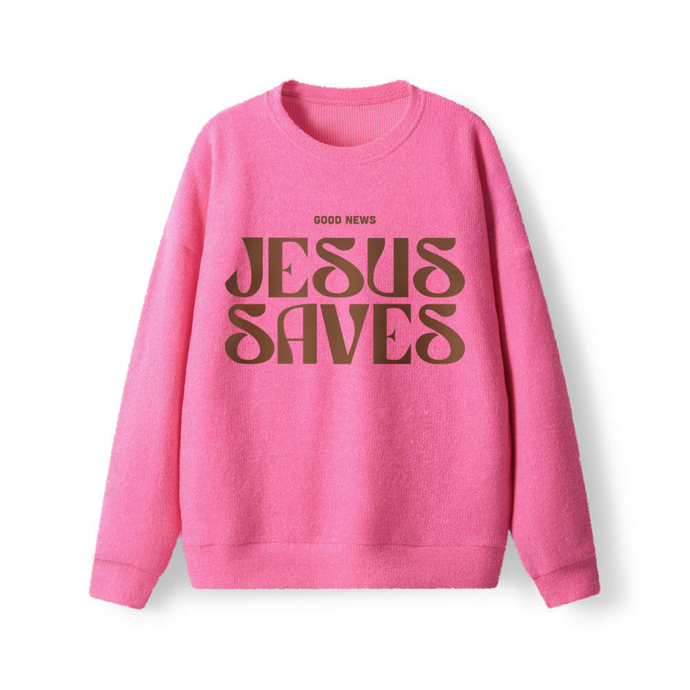 Jesus Saves Lightweight Sweater