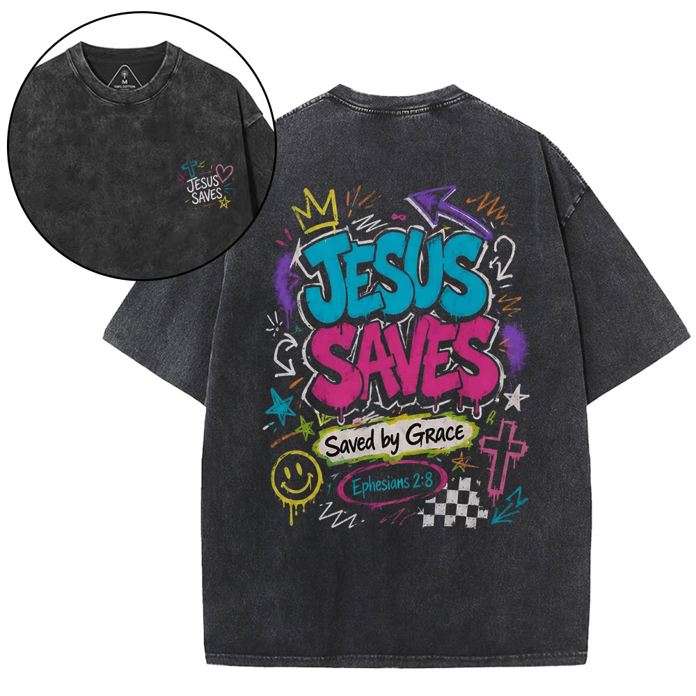 New-Sample Christian Washed T-Shirt双面原件31.95 Sale - GuidingCross