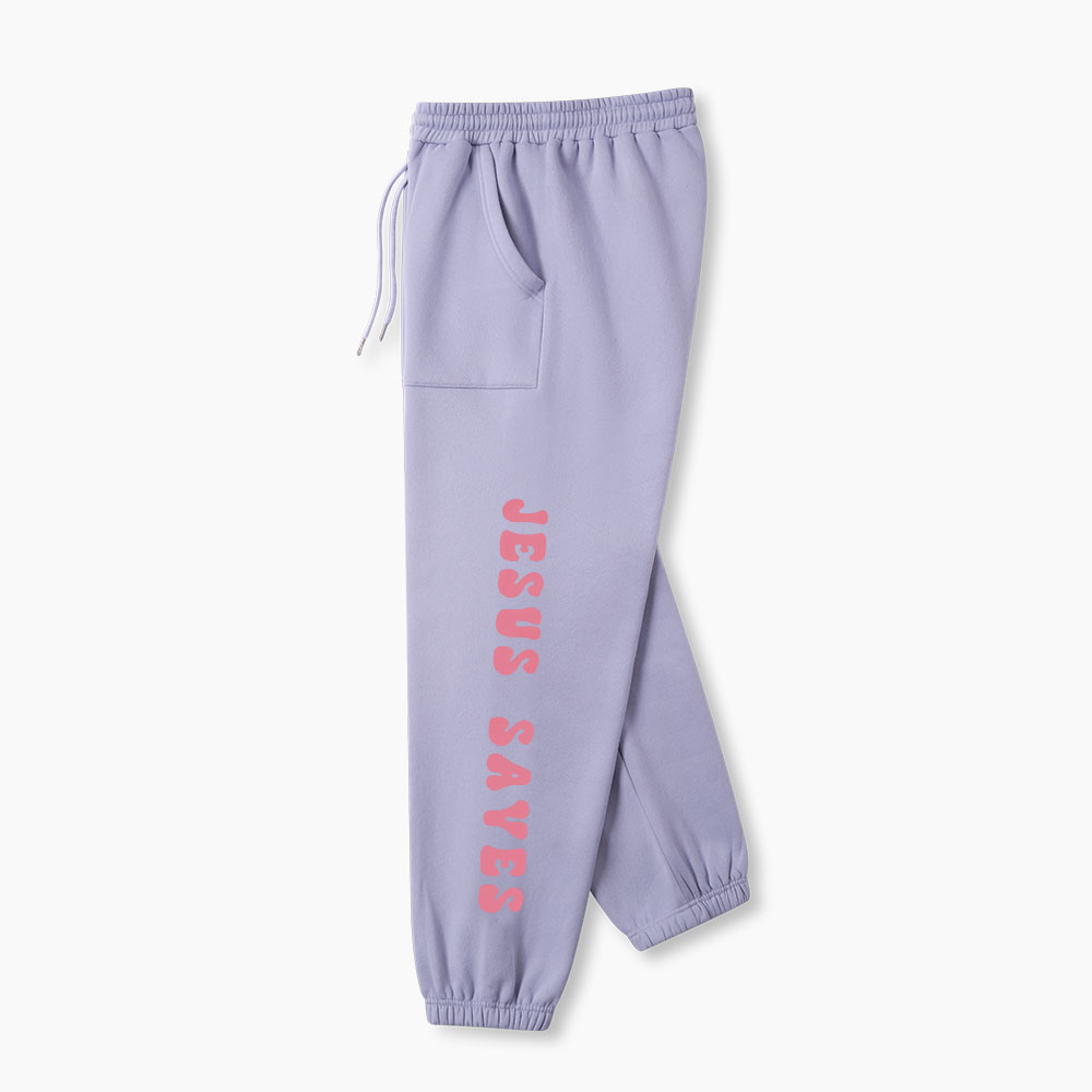 Jesus Sayes Christian Fleece Sweatpants
