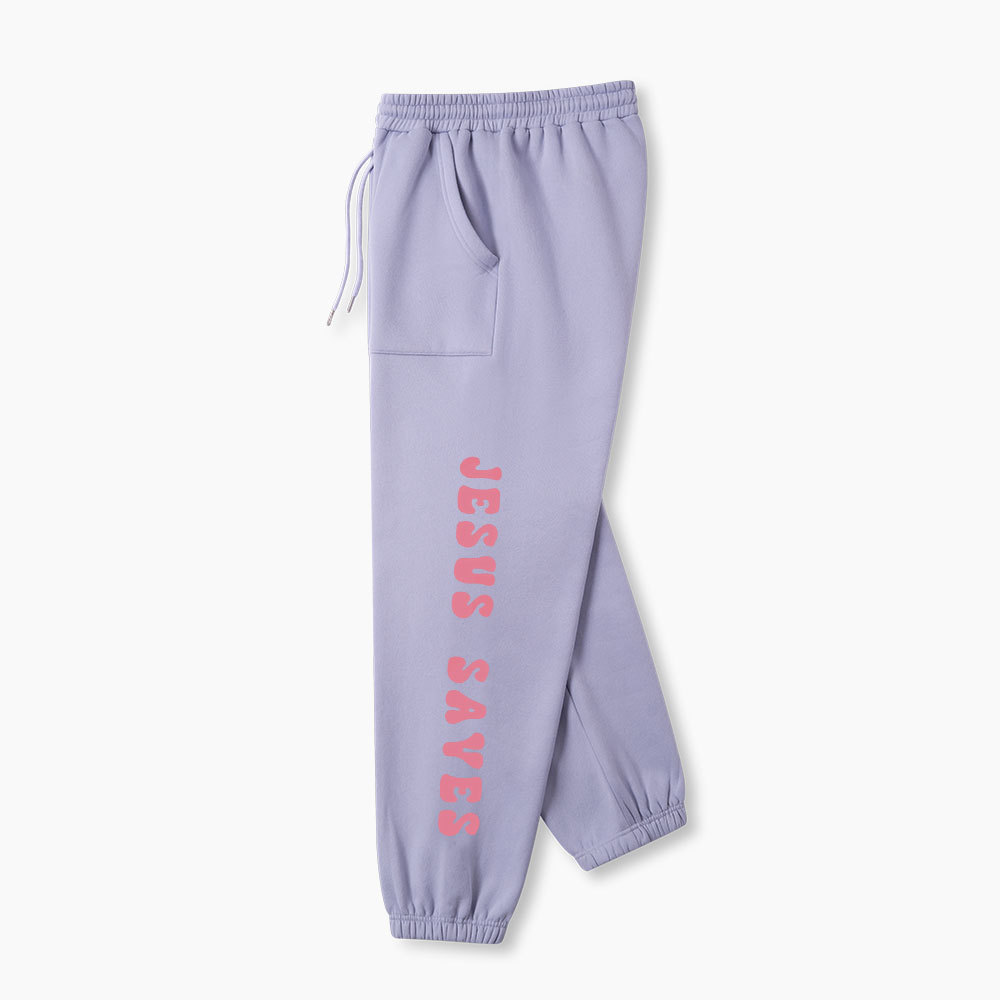 Jesus Sayes Christian Fleece Sweatpants