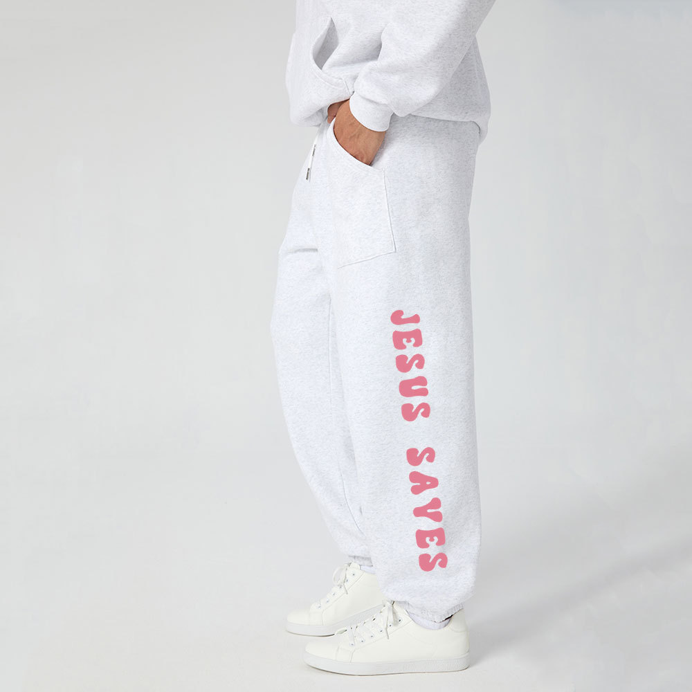 Jesus Sayes Christian Fleece Sweatpants
