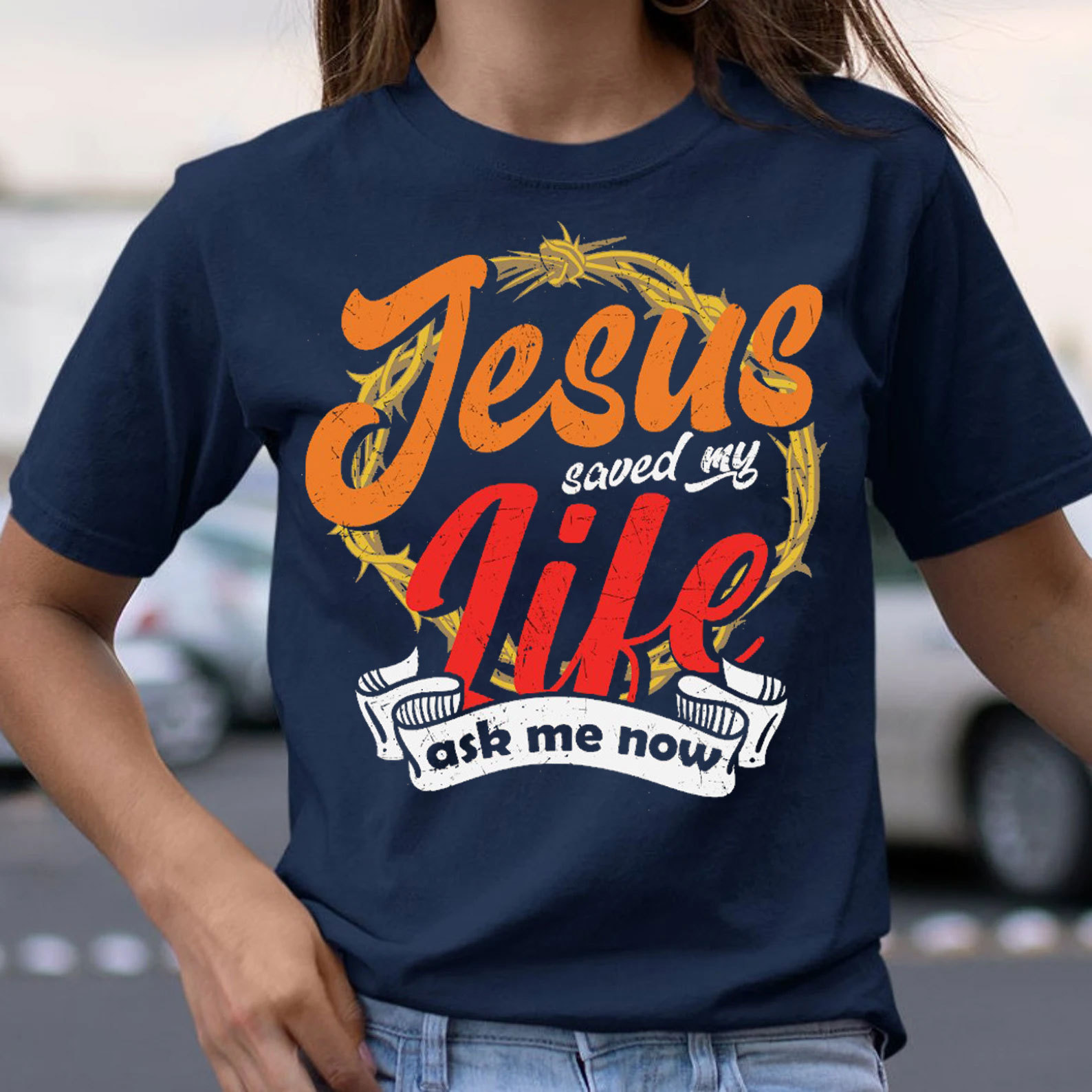 Jesus Saved My Life Christian T-Shirt