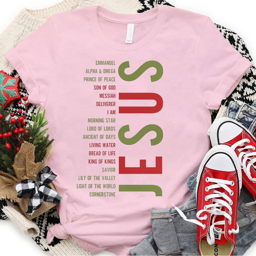 Jesus Son Of God Christian Christmas T-Shirt