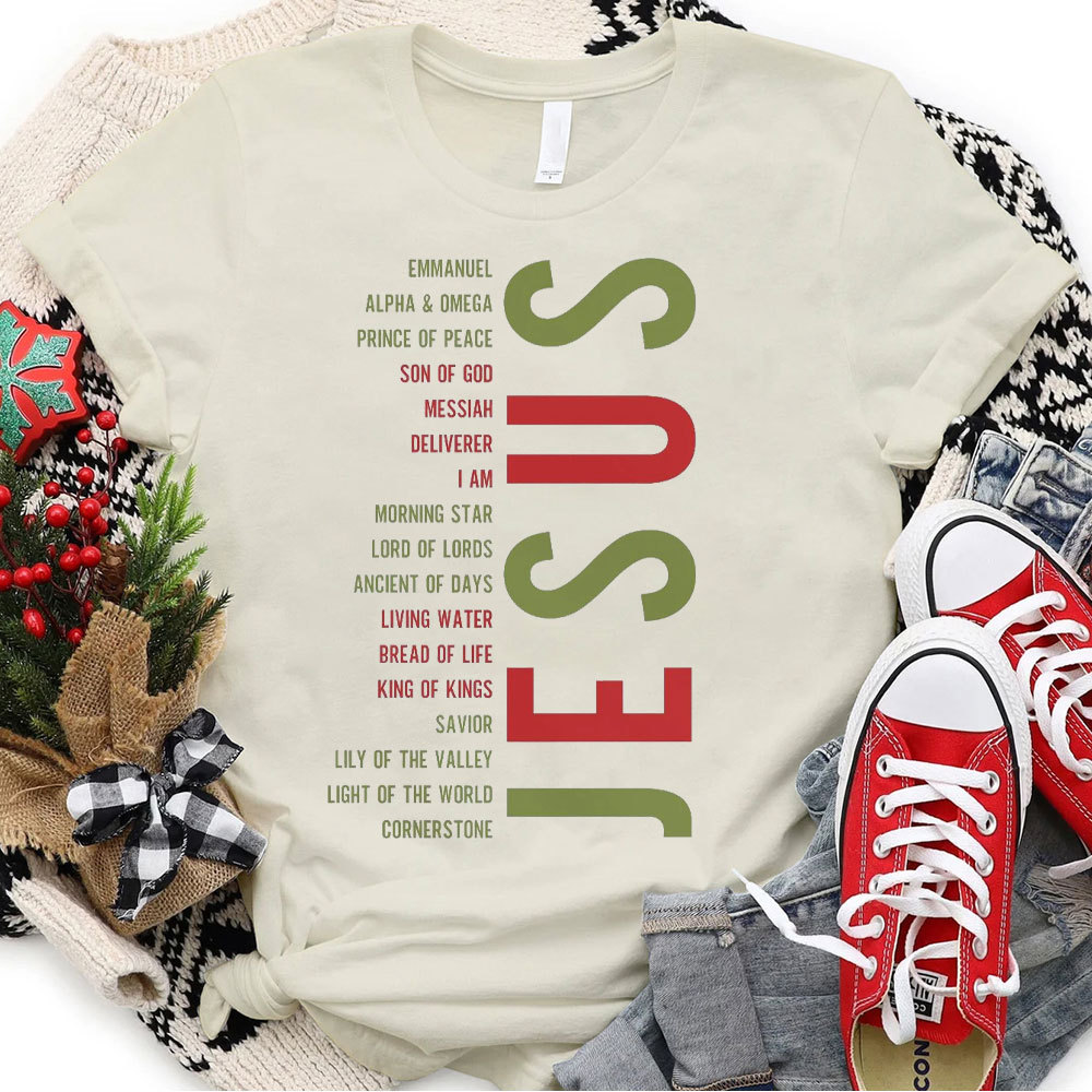 Jesus Son Of God Christian Christmas T-Shirt