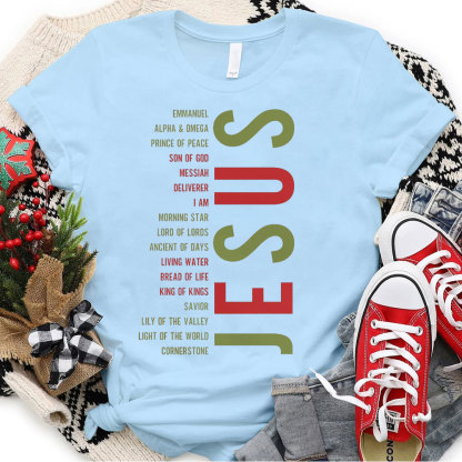 Jesus Son Of God Christian Christmas T-Shirt