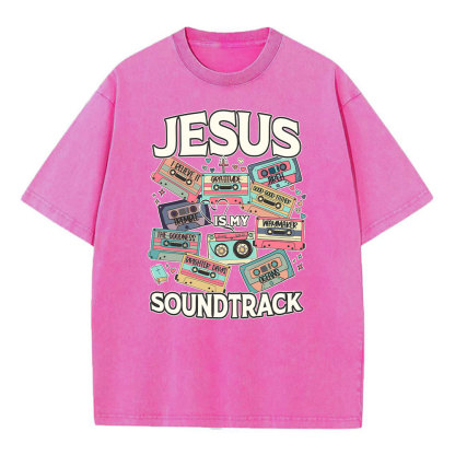 Jesus Soundtrack Christian Washed T-Shirt