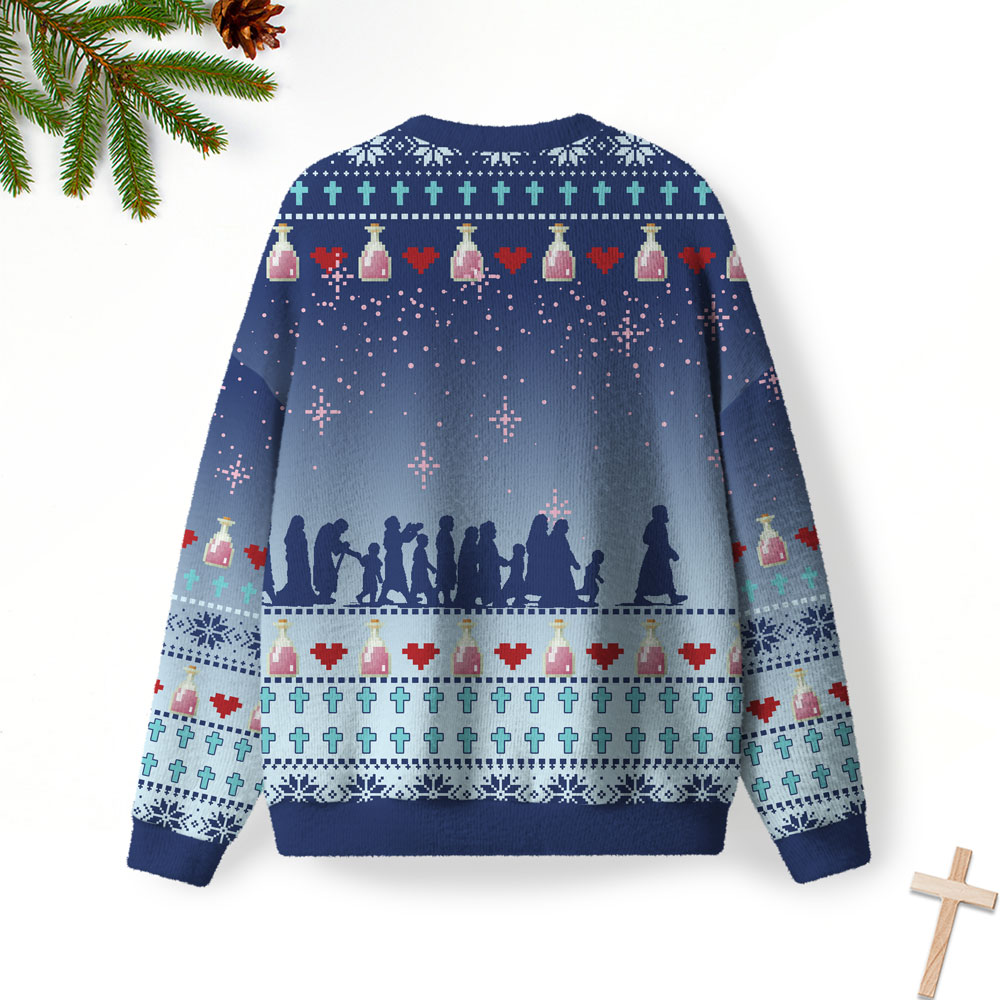 Jesus Sprinkle Faith On Everything Christian Lightweight Sweater